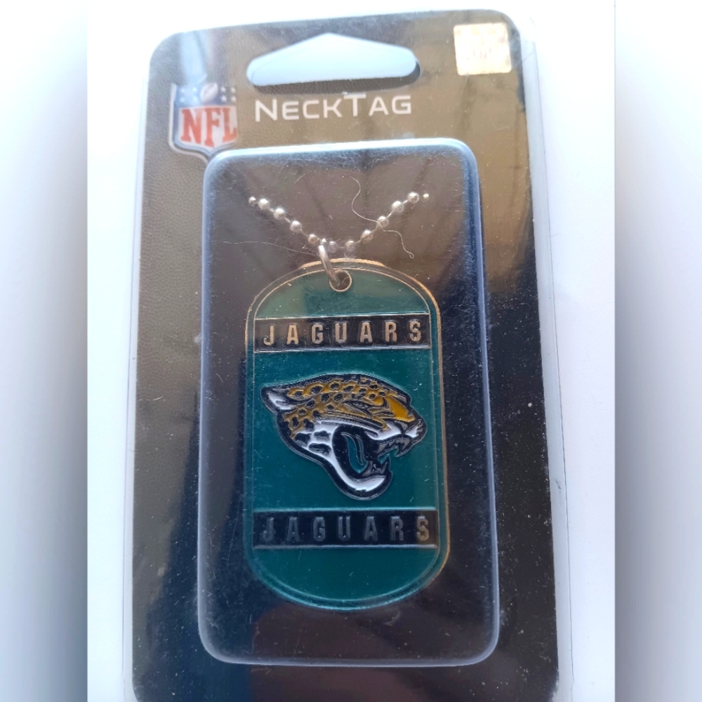 Officially Licensed Neck Tag Dog Tag Necklace JACKSONVILLE JAGUARS